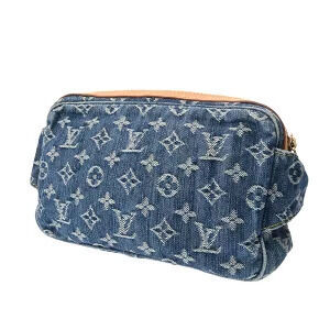 Louis Vuitton Denim Monogram Waist Blue Bum Bag